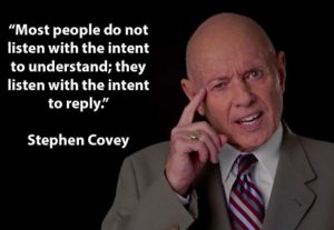 Quote about listening