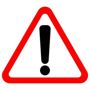 Warning sign