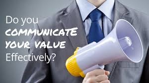 Communicate value