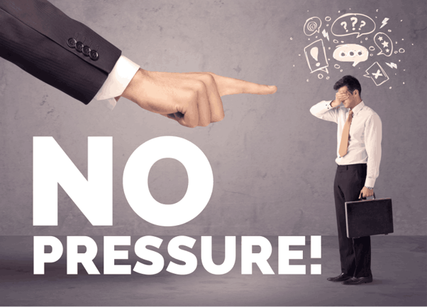 No pressure