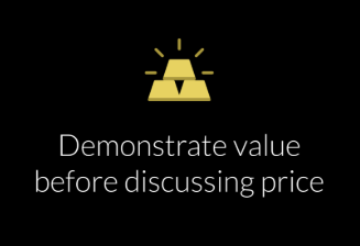 Demonstrate value