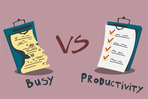 Busy vs. Productive