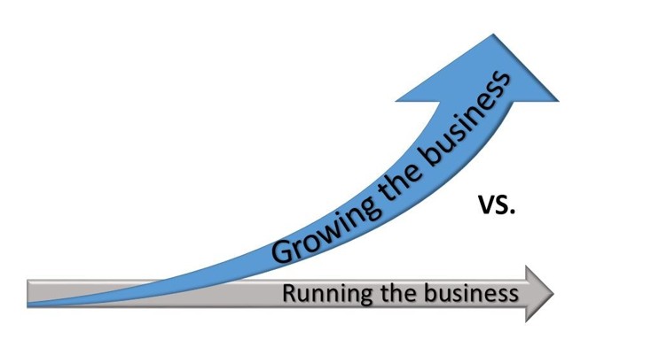 Running a business vs. growing a business